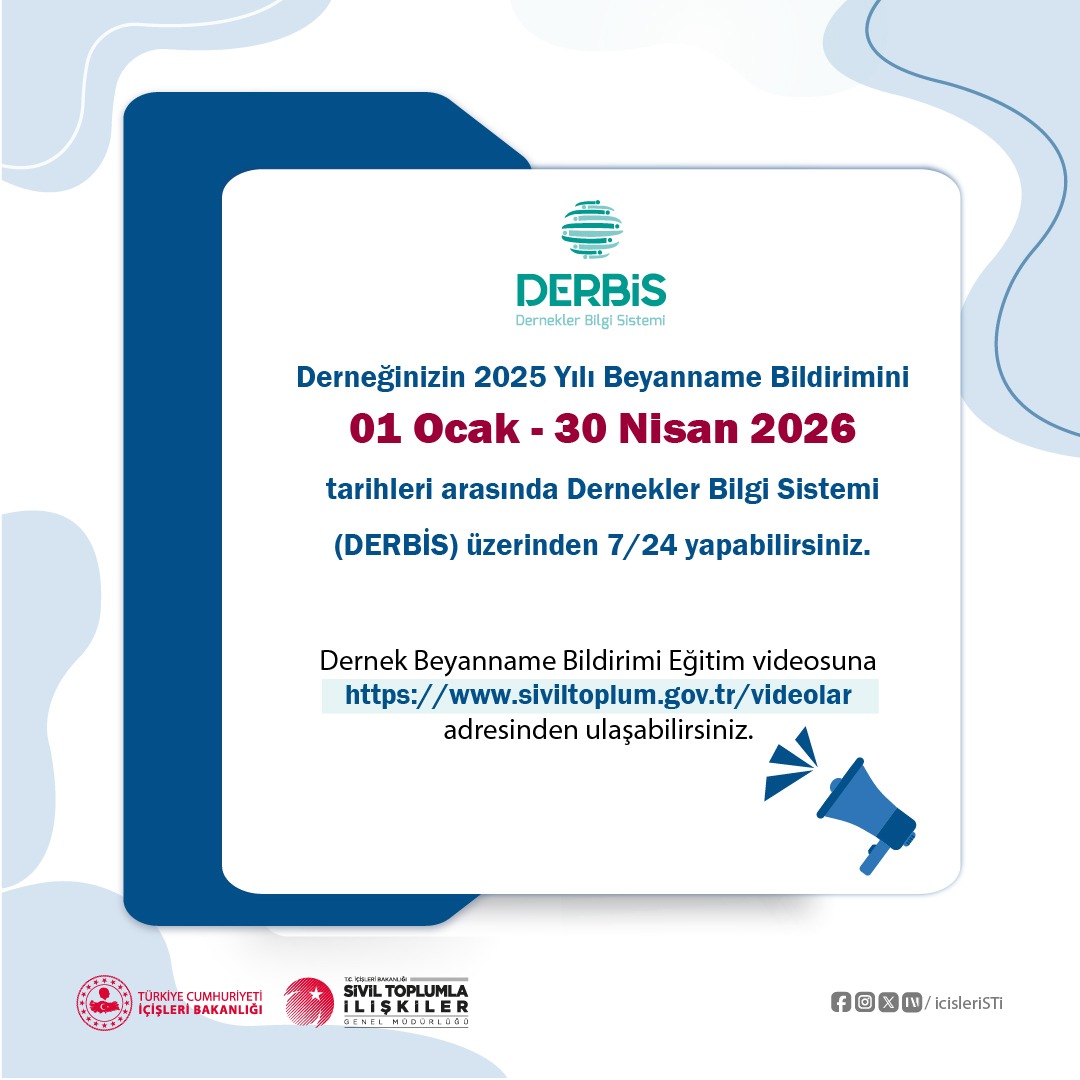 2025 YILI BEYANNAMELERİ HAKKINDA