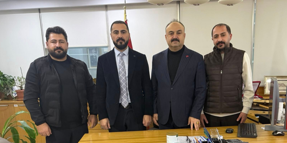 UEB Genel Başkanı Mehmet Özdil, UEB Erzurum Şube Başkanı Emre Torungil ve Heyetini Ağırladı